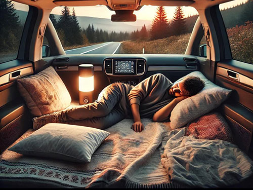 Sleeping-in-the-car